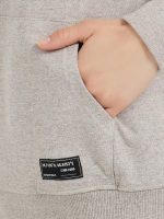 ⁦Styli Women Oversized Longline Dropped Shoulder Hoodie With Back Print⁩ - الصورة ⁦4⁩