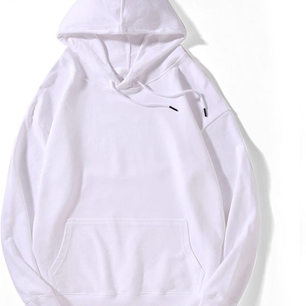 BoWang-Shop Women's Sweater Spring Autumn Women Hoodies Oversize Loose Pullovers Cotton Harajuku Streetwear Hooded Sweatshirts Quality Womens Clothing (Color : White, Size : XXXX-Large)