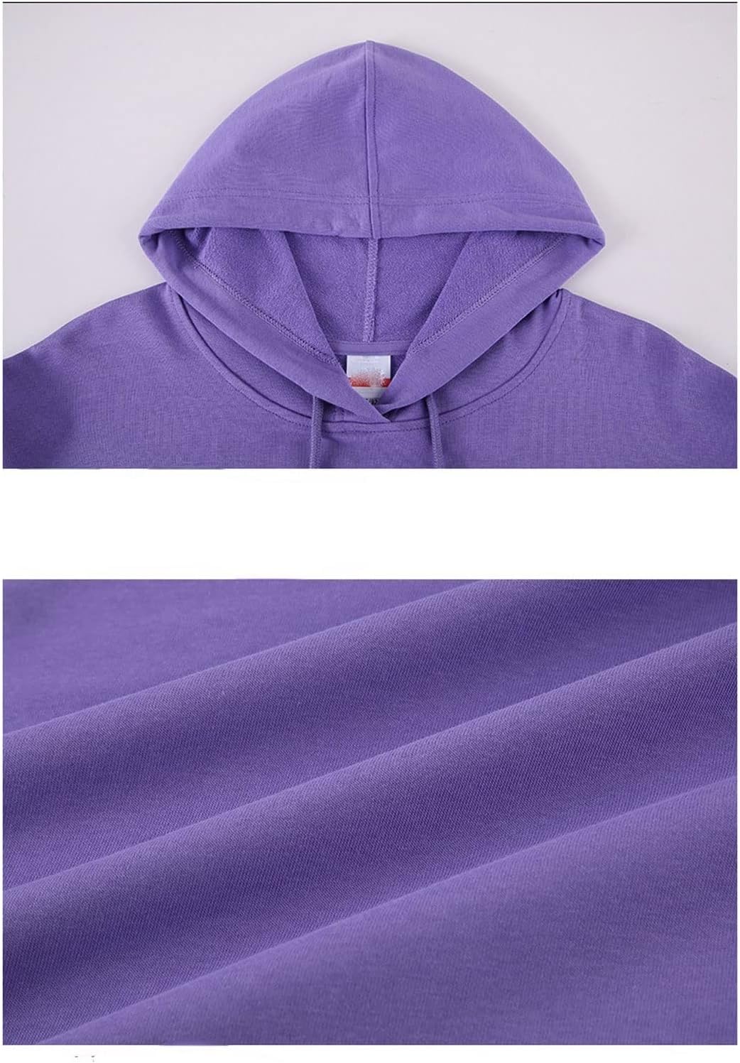 ⁦BoWang-Shop Women's Sweater Spring Autumn Women Hoodies Oversize Loose Pullovers Cotton Harajuku Streetwear Hooded Sweatshirts Quality Womens Clothing (Color : Khaki, Size : XX-Large)⁩ - الصورة ⁦4⁩