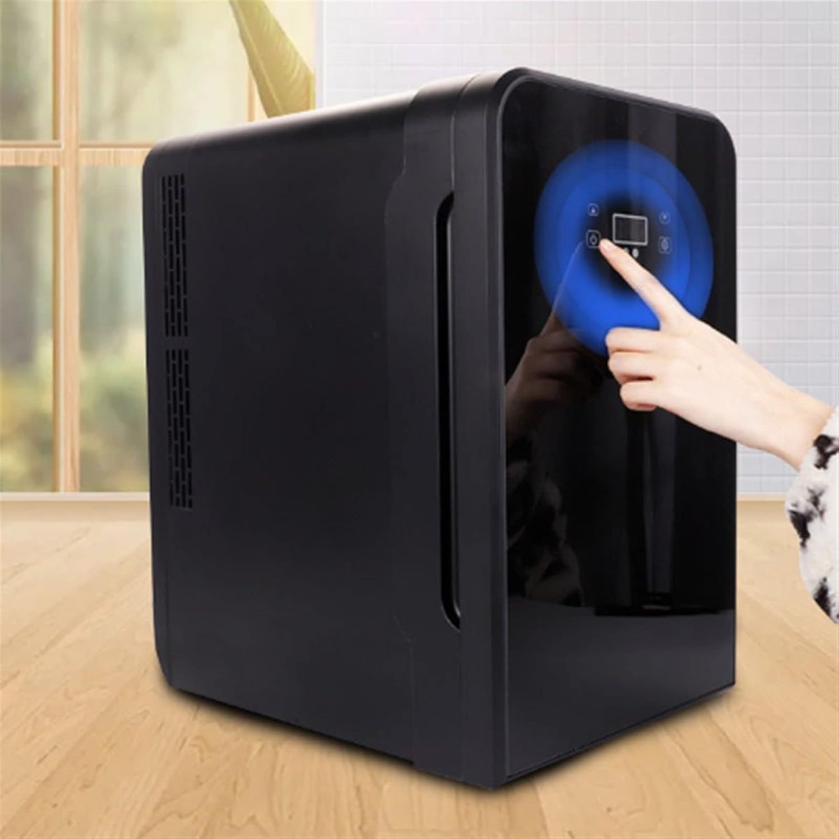 ⁦DDCVFREE Mini fridge 10L Mini Portable Cooling Warming Refrigerators Freezer Cooler Warmer For Home Office Outdoor Picnic Travel⁩ - الصورة ⁦2⁩