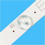 ⁦XSGZFC 10PCS=1SET 6LED For Sky/wor.th 49-inch LCD TV 5800-W49001-2P00/1P00/0P00/DP00 49M6E 49E361S 49E366W 49E350E 49E360E 49E3500 49X5⁩ - الصورة ⁦2⁩