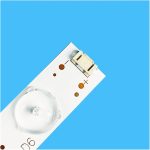 ⁦XSGZFC 10PCS=1SET 6LED For Sky/wor.th 49-inch LCD TV 5800-W49001-2P00/1P00/0P00/DP00 49M6E 49E361S 49E366W 49E350E 49E360E 49E3500 49X5⁩ - الصورة ⁦3⁩