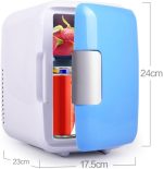 ⁦Car Refrigerator 4L Household Cold and Warm Dual Use for Cosmetic Skin Care Products Heating Food Preservation⁩ - الصورة ⁦3⁩