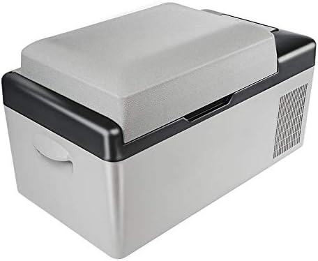 QBNZAXC Mini fridge Car Refrigerator 20L Multi-Function Fridge Protable Refrigerator Freezer Cooler Grey low energy