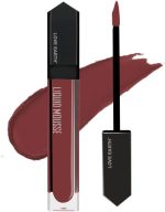 Liquid Mousse Lipstick - Irish Coffee Matte Finish | Lightweight, Non-Sticky, Non-Drying,Transferproof, Waterproof | Lasts Up To 12 Hours With Vitamin E And Jojoba Oil - 6Ml