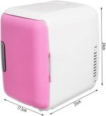⁦QBNZAXC Mini fridge 4L Electric Portable Mini Fridge Refrigerator Cooler Freezer Car Home⁩ - الصورة ⁦3⁩