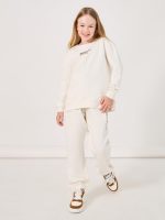 ⁦Styli Girls Slogan Printed Round Neck Sweatshirt⁩ - الصورة ⁦3⁩