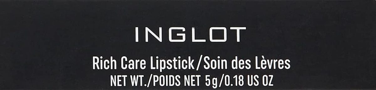 ⁦Inglot Rich Care Lipstick 01⁩ - الصورة ⁦2⁩