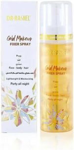 DR.RASHEL Glow Boosting Makeup Fixer Spray with Gold and Hydrating Formula, 100ml