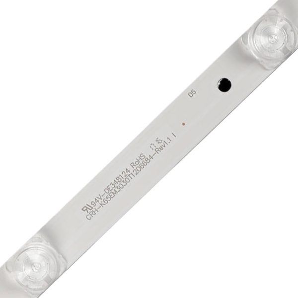 XSGZFC 12Pcs 683mm for H.ai/er For C/N.C 65inch LED Backlight TV Strip 6Leds 3V1W YF-P02M00F3HJ3D-0001 12-65C100-3030-0D20-6X12-170703 65UFC250