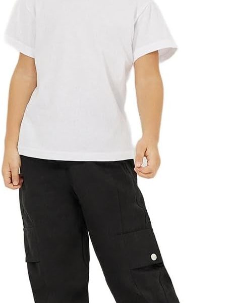 Styli Boys 2111372201 Plain Elastic Waistband Cargo Pants