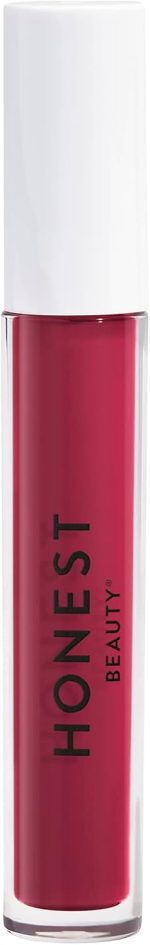Honest Beauty Hydrating Liquid Lipstick with Hyaluronic Acid + Avocado Oil | EWG Verified, Vegan + Cruelty Free | Fearless, .12 fl oz
