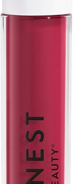 Honest Beauty Hydrating Liquid Lipstick with Hyaluronic Acid + Avocado Oil | EWG Verified, Vegan + Cruelty Free | Fearless, .12 fl oz