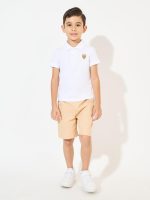 ⁦Styli Boys Minimal Print Polo T-Shirt⁩ - الصورة ⁦3⁩