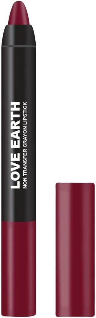 Non-Transfer Crayon Lipstick-Butterfly Bush | Lightweight & Longlasting, Smudge Proof, Transferproof, Matte | Up to 12 Hours Stay -3.5g