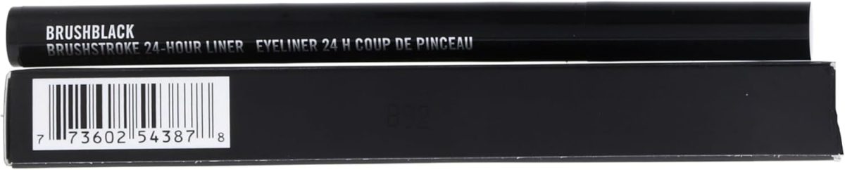 ⁦MAC Brushstroke Liner Brush - Black Eyeliner - Liquid - Long-lasting, Water-resistant, Smudge-proof⁩ - الصورة ⁦2⁩
