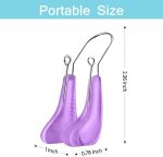 ⁦Quecc Nose Shaper Clip, Pain-Free Nose Bridge Straightener Corrector, Soft Silicone Nose Slimmer Rhinoplasty Device Nose Up Lifting Clip Beauty Tool(Unisex)⁩ - الصورة ⁦5⁩