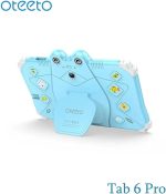 ⁦Oteeto TAB 6 Kids Tablet, 7-Inch IPS LCD Display, 4GB RAM + 128GB ROM, Android 13, Dual Camera, Black (Blue)⁩ - الصورة ⁦2⁩
