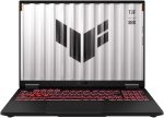 ASUS TUF Gaming F16 Inch FHD +165Hz,FX608JHR-RV001W,Intel Core i7 14650HX CPU 16-core,RTX5050 (8GB DDR7), DDR5 16GB RAM, 1TB M2 SSD,AR-EN Backlit Keyboard 1-Zone RGB,Dolby, FHD Cam,2.2KG,Win 11,Gray