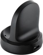 ⁦EXMRAT Compatible with Samsung Gear Sport Charger, Replacement Charging Dock Cradle for Samsung Gear Sport -R600 Smart Watch (Black)⁩ - الصورة ⁦2⁩