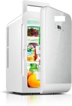 QBNZAXC Mini fridge Refrigerator Refrigeration Heating Dual-use Refrigerator Mini Portable Dormitory Apartment Small Refrigerator