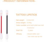 ⁦Hollow Comb Women's Lipstick with Cotton Swab (Set of 20 Pieces)⁩ - الصورة ⁦3⁩
