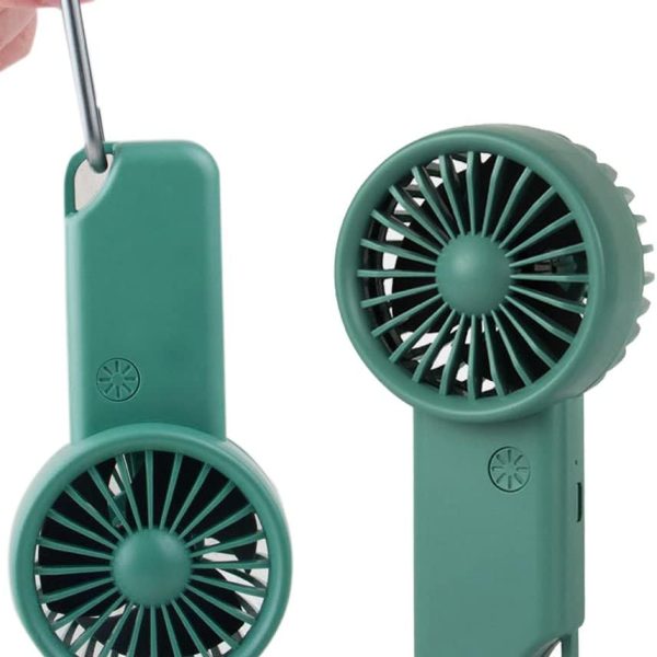 KRCIQMV Portable Mini USB Electric Fan, Handheld Portable Multi-Use Desk Table Personal Usage 3 Speeds Adjustable Rechargeable
