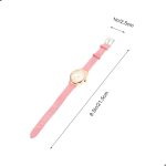 ⁦Joyzzz Girls Watch, Quartz Girls Watches for Kids, Cute Waterproof Watches with Cartoon Cat Pattern, Girls Watches for Gift, Simple Movement Casual Leather Band Watches for Ladies Fashion Watches⁩ - الصورة ⁦5⁩