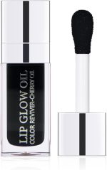 Sea-Maid Plumping Lip Gloss, Hydrating Lip Gloss Tinted Lip Balm, Big Brush Head Glitter Shine, Long Lasting Nourishing Non-sticky Fresh Texture, Black