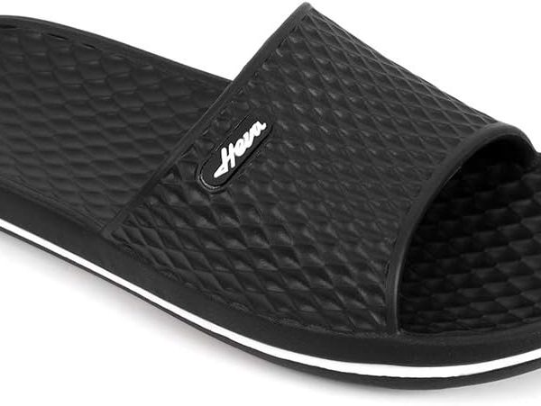 FUNKYMONKEY Mens Bathroom Shower Slippers Indoor Home Beach Non Slip Sandal