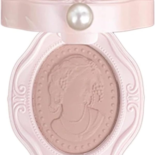 Colorrose Embossed Blush Monochrome Natural Nude Makeup White Dry Rose Embossed Blush (#782 Apricot)