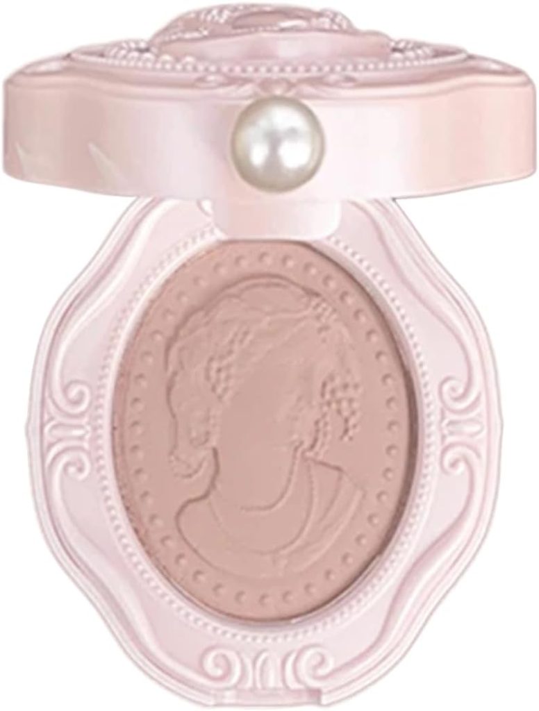 Colorrose Embossed Blush Monochrome Natural Nude Makeup White Dry Rose Embossed Blush (#782 Apricot)