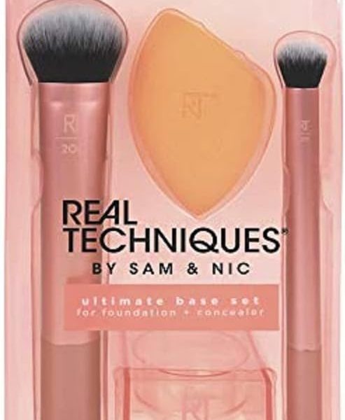 REAL TECHNIQUES by Sam & Nic Ultimate Base Set for Foundation, Concealer, 100g