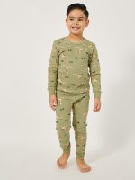 ⁦Styli Boys All-Over Print Round Neck T-Shirt And Pyjama Set⁩ - الصورة ⁦2⁩