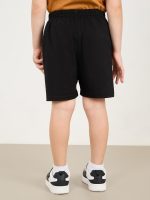 ⁦Styli Boys Loose Fit Solid Shorts⁩ - الصورة ⁦5⁩