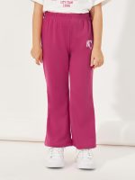 ⁦Styli Girls Oversized Logo Print T-Shirt & Flared Joggers Co-Ords Set⁩ - الصورة ⁦5⁩