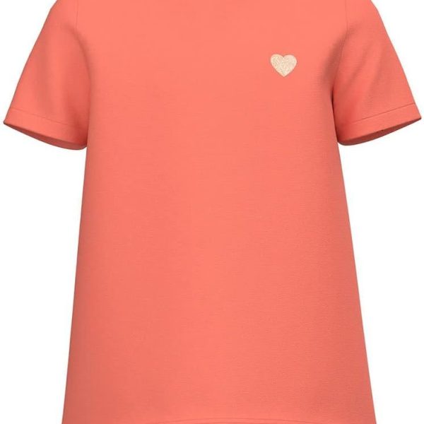 name it Girl's Violine Short-Sleeves Loose T-Shirt