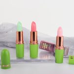 ⁦BINGBRUSH Peach Color Changing Lipstick Queen,Moisturizer Long Lasting Lip Care Lip Balm Magic Lip Gloss (3pc-01#Avocado+02#Strawberry+09#Peach, 3 Count (Pack of 1))⁩ - الصورة ⁦7⁩
