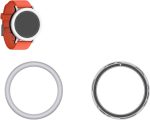 TEHAOUU Watch Bezel Ring for Nothing CMF Watch Pro 2 Circular Arc style Anti Scratch Anti Collision Stainless Steel Solid Color Modern Stylish Adhesive Cover Watch Accessories Replacement Hard Shell