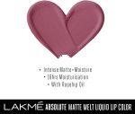 ⁦LAKMÉ Absolute Matte Melt Liquid Lip Color - 332 Rose Love, 6 ml⁩ - الصورة ⁦3⁩