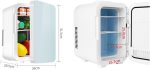 ⁦Avcbno Compact refrigerator 20L Mini Fridge Refrigerator Beauty Cooler Warmer Refrigerators Constant Temperature Skincare Preservation For HOME⁩ - الصورة ⁦2⁩