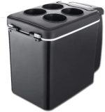 ⁦OIUQWWS Mini Car Fridge Cooler Warmer Compressor Fridge Travel Refrigerator Portable Electric Icebox Cooler Box Auto Freezer⁩ - الصورة ⁦5⁩