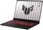 ⁦ASUS TUF Gaming F16 Inch FHD +165Hz,FX608JHR-RV001W,Intel Core i7 14650HX CPU 16-core,RTX5050 (8GB DDR7), DDR5 16GB RAM, 1TB M2 SSD,AR-EN Backlit Keyboard 1-Zone RGB,Dolby, FHD Cam,2.2KG,Win 11,Gray⁩ - الصورة ⁦3⁩