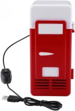 ⁦QBNZAXC Mini fridge ثلاجة الثلاجة مع قاد مشروب مشروب ثلاجة خفيفة برودة ثلاجة ثلاجة دافئة(Black)⁩ - الصورة ⁦3⁩