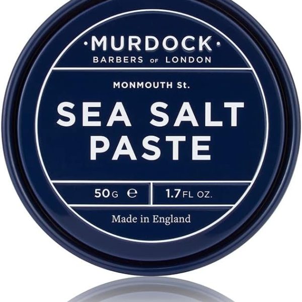 Murdock London Sea Salt Paste | Ultra-Matt Finish Styling Paste With a Strong Hold That Lasts The Day | Made in England | 50g