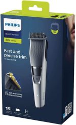 Philips Beard Tri mmer Series 3000 with Lift & Trim PRO system (Model BT3206/13),White/Black, Packaging may vary