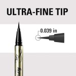 ⁦Heroine Make KISSME E Prime Liquid Eyeliner (01 Jet Black) Super Waterproof Ultra Fine Tip for Precise Eye Makeup Stay All Day Long⁩ - الصورة ⁦3⁩