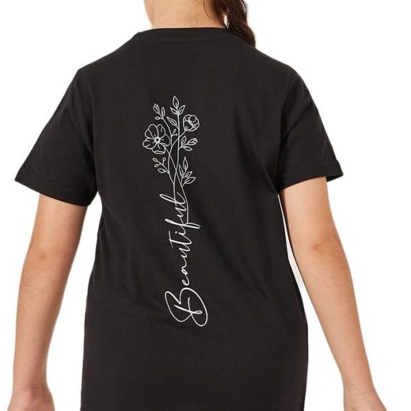 Styli Girls Graphic Print Short Sleeve T-Shirt