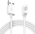 T Tersely Charger Compatible with Xiaomi Smart Band 8, 1M Replacement USB Charging Cable Dock Base for Xiaomi Smart Band 8/8 Active/Band 8 Pro, Redmi Watch 3/3 Lite/2 Active, Redmi Band 2 (White)