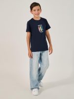 ⁦Styli Boys Graphic Print Round Neck T-Shirt⁩ - الصورة ⁦3⁩
